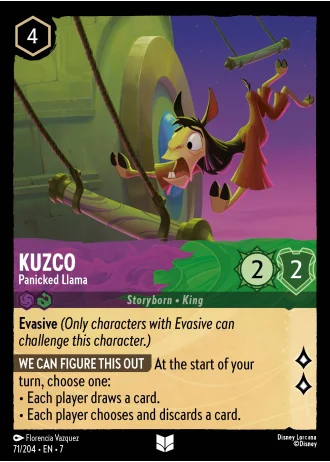Kuzco - Panicked Llama #71/204 — Archazia's Island
