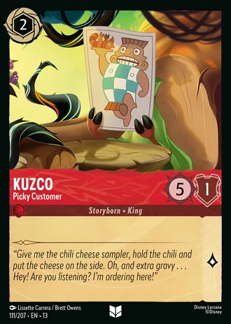 Kuzco - Picky Customer #111/261 — Attack of the Vine!