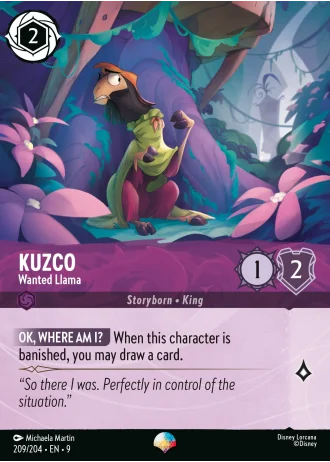 Kuzco - Wanted Llama #209/204 — Fabled