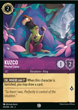 Kuzco - Wanted Llama #45/204 — Rise of the Floodborn