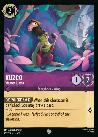 Kuzco - Wanted Llama #49/204 — Fabled
