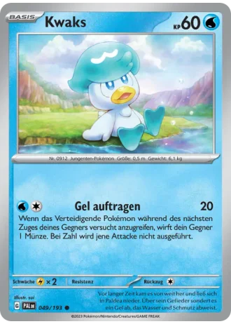 Kwaks #049/193 — Entwicklungen in Paldea