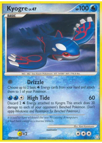 Kyogre #32/146 — Il Risveglio dei Miti