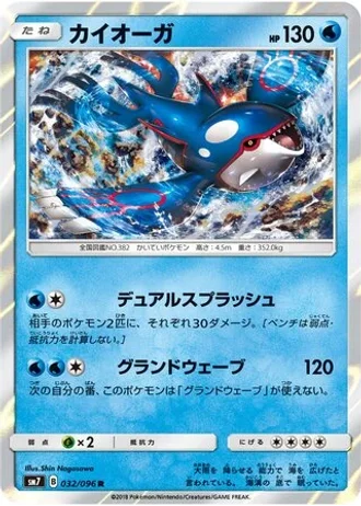 Kyogre #32 — Sky-Splitting Charisma