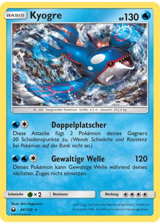 Kyogre #46 — Sturm Am Firmament