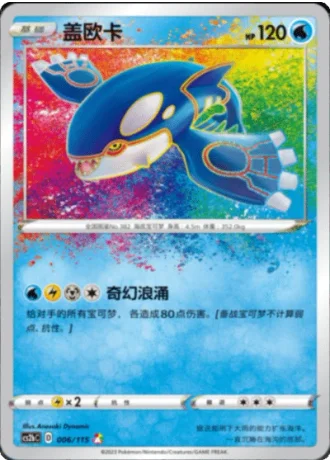 Kyogre #6/115 — Vivid Portrayals - Indigo