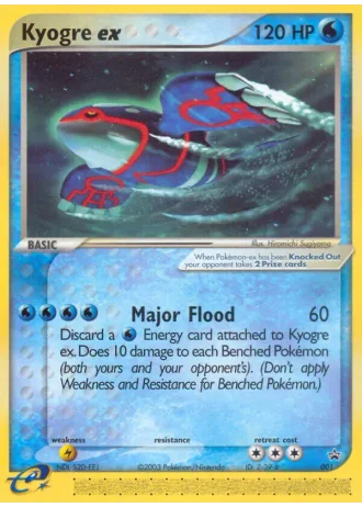 Kyogre ex #1 — Nintendo Promos