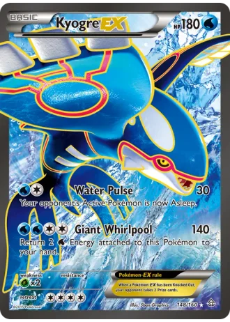 Kyogre EX #148 — Primal Clash