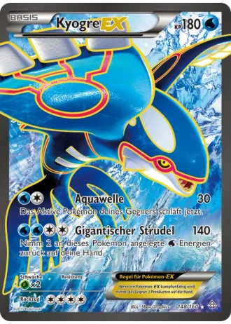Kyogre EX #148 — Protoschock
