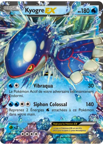 Kyogre EX #54 — Primo-Choc