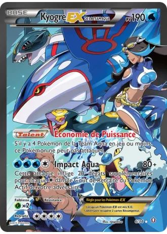 Kyogre EX de la Team Aqua #6 — Double Danger