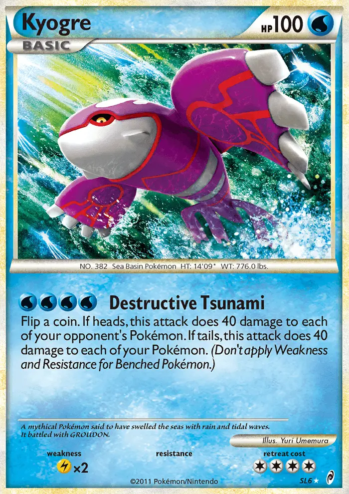 Kyogre SL6 — Call of Legends