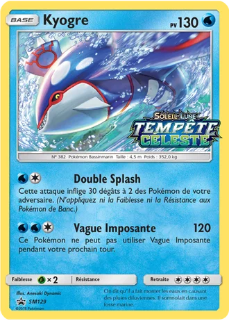Kyogre SM129 — Soleil & Lune Promos