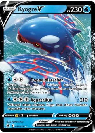 Kyogre V #037 — Zenit der Könige