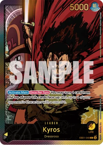Kyros (EB01-040) (Special Rare) — Anime 25th Collection (EB02)