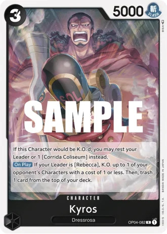 Kyros (OP04-082) — Kingdoms of Intrigue (OP04)
