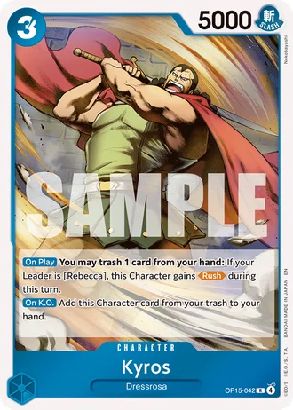 Kyros (OP15-042) — Adventure on Kami's Island (OP15-EB04)