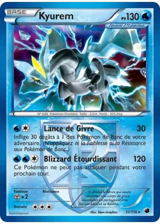 Kyurem #31/116 — Glaciation Plasma