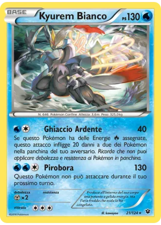 Kyurem Bianco #21/124 — Destini Incrociati