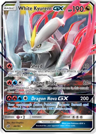 Kyurem Bianco GX #48/70 — Trionfo Dei Draghi