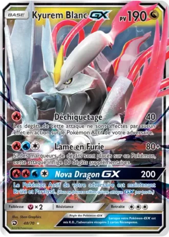 Kyurem Blanc GX #48/70 — Majesté Des Dragons
