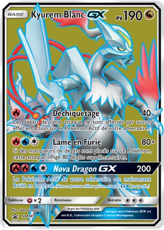 Kyurem Blanc GX SM141 — Soleil & Lune Promos