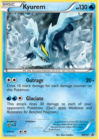 Kyurem BW44 — Black & White Promos