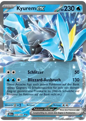 Kyurem ex #028/86 — Schwarze Blitze
