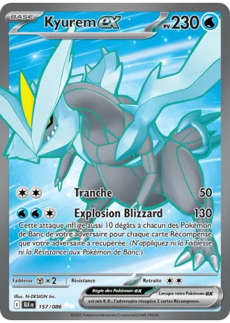 Kyurem ex #157/86 — Foudre Noire