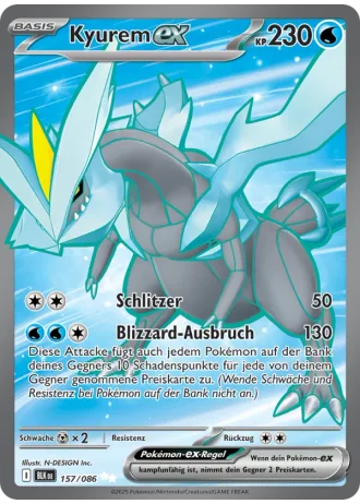Kyurem ex #157/86 — Schwarze Blitze