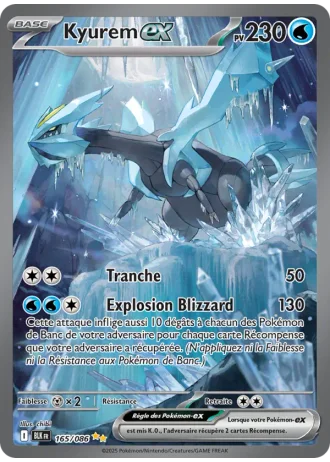 Kyurem ex #165/86 — Foudre Noire