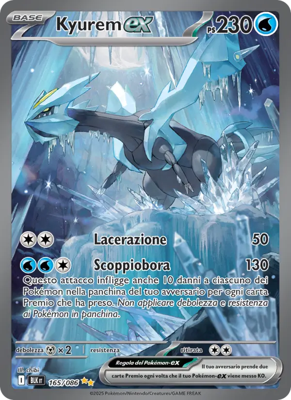 Kyurem ex #165 — Luce Nera