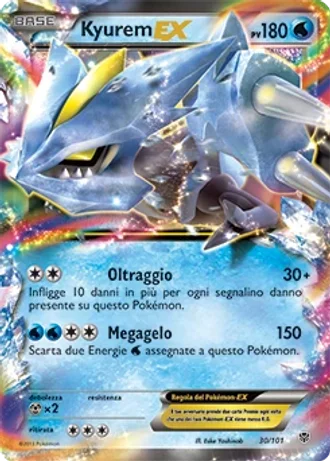 Kyurem EX #30/101 — Esplosione Plasma