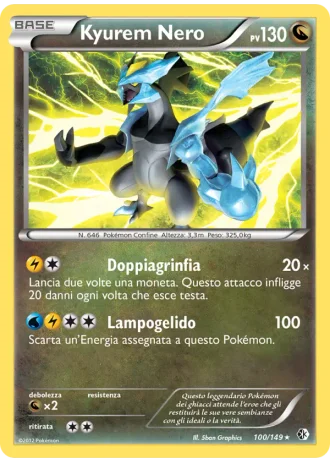 Kyurem Nero #100/149 — Confini Varcati
