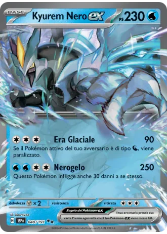 Kyurem Nero ex #048/191 — Scintille Folgoranti