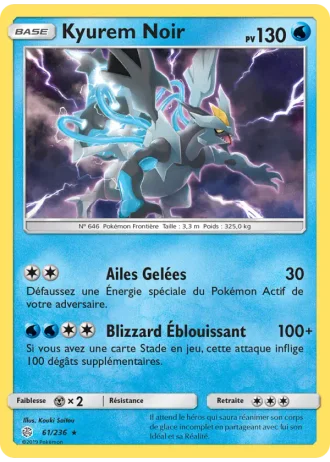 Kyurem Noir #61/236 — Éclipse Cosmique