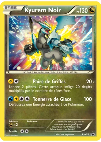 Kyurem Noir BW58 — Noir & Blanc Promos