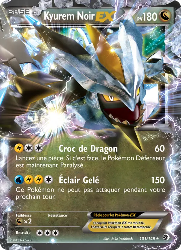 Kyurem Noir EX #101 — Frontières Franchies