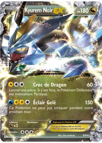 Kyurem Noir ex BW62 — Noir & Blanc Promos