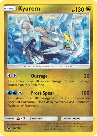 Kyurem SM142 — Sun & Moon Promos