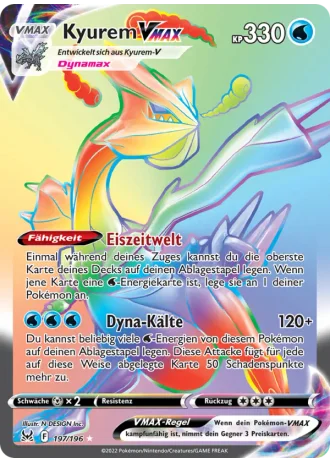 Kyurem VMAX #197/196 — Verlorener Ursprung