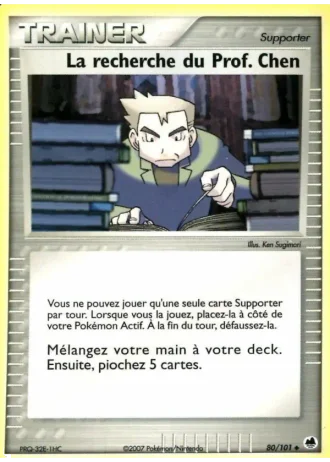 La recherche du Prof. Chen #80/101 — EX Île des Dragons