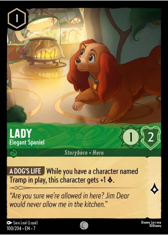 Lady - Elegant Spaniel #100/204 — Archazia's Island