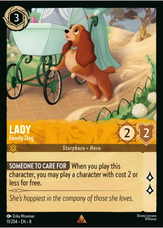 Lady - Family Dog #11/204 — Reign of Jafar
