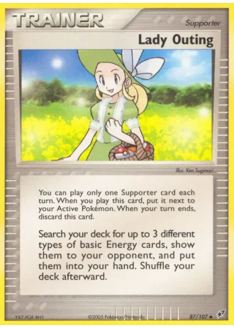 Lady Outing #87/107 — EX Deoxys