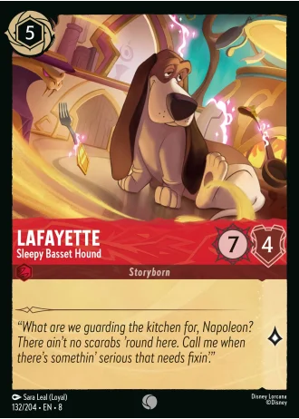 Lafayette - Sleepy Basset Hound #132/204 — Reign of Jafar