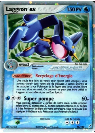 Laggron ex #98 — EX Gardiens de Cristal