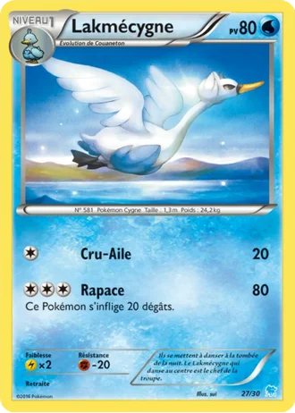 Lakmécygne #27 — XY Kit du dresseur (Suicune)