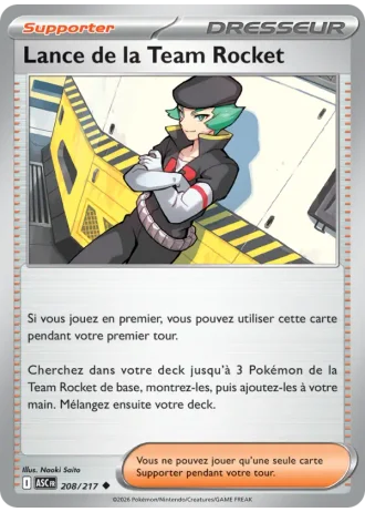 Lance de la Team Rocket #208/217 — Héros Transcendants