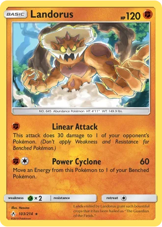 Landorus #103/214 — Unbroken Bonds